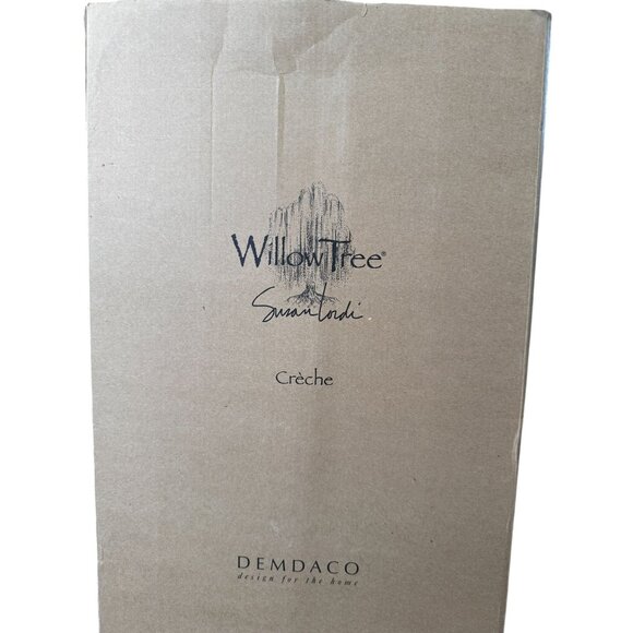 Willow Tree Crèche Nativity Stable By Susan Lordi Wood Large With Box - Picture 5 of 6